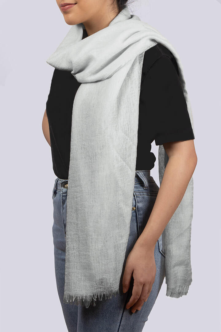 Premium Black and White Cashmere Scarves Collection